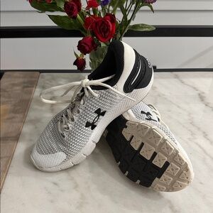 Under Armour Women's Gray and Black Athletic Shoes